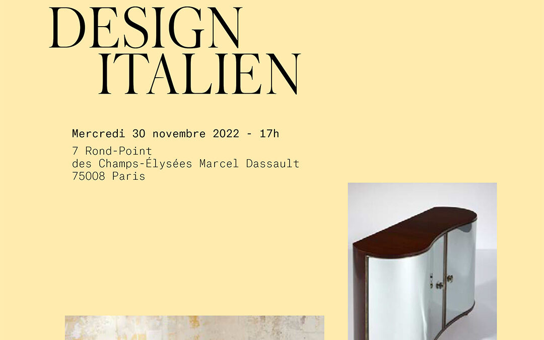 Italian Design Artcurial (November 2022)